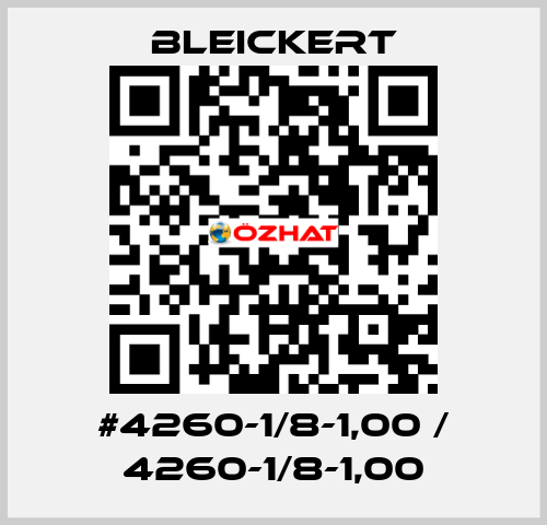 #4260-1/8-1,00 / 4260-1/8-1,00 Bleickert