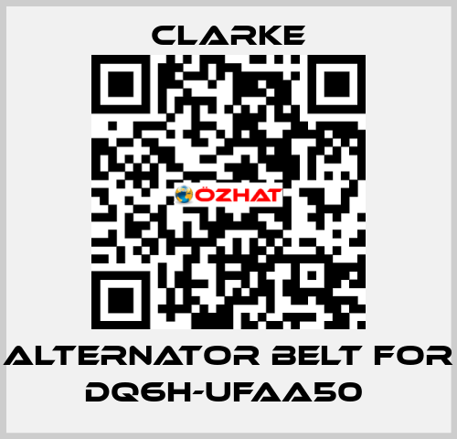 Alternator Belt for DQ6H-UFAA50  Clarke