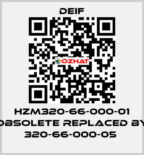 HZM320-66-000-01 obsolete replaced by 320-66-000-05  Deif