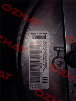 RG175/2000-3633-010204 EBM Papst
