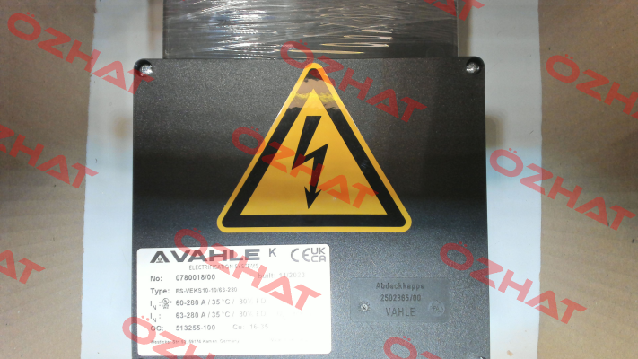 0780018/00 - ES-VEKS10-10/63-280 Vahle