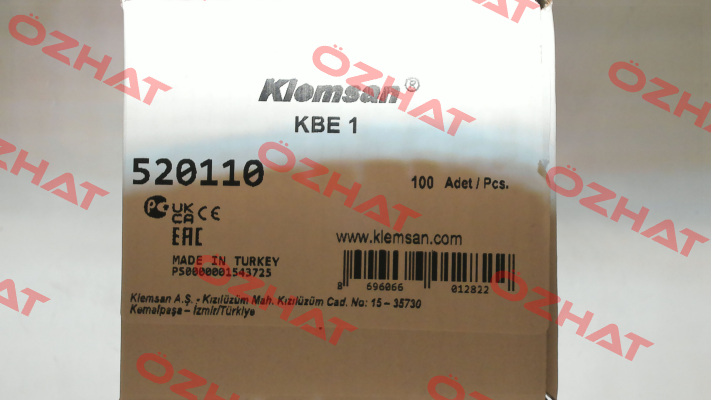 520 110 / KBE1 Klemsan