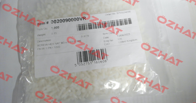 0020090000VR Essentra Components