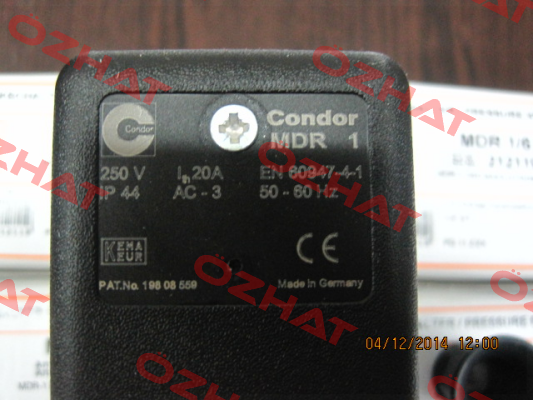 MDR 1/6 - incomplete model  Condor