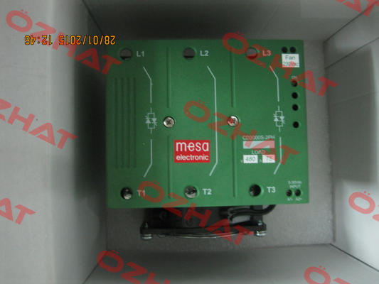 CD3000S 2PH/25A/-/480V/NO/SSR/ZC/NF/EM  old code / new code DS202540SZ000020 -  UNITA SCR CD3000S 2PH/25A/480V/NO/SSR/ZC/NF/-/-/0/EM CD AUTOMATION