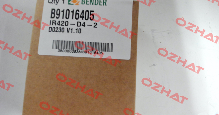 p/n: B91016405, Type: IR420-D4-2 Bender