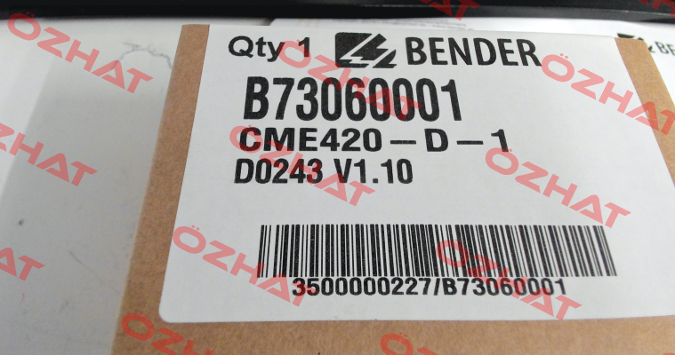 p/n: B73060001, Type: CME420-D-1 Bender