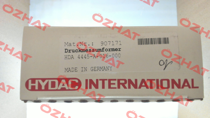 907171 / HDA 4445-A-016-000 Hydac
