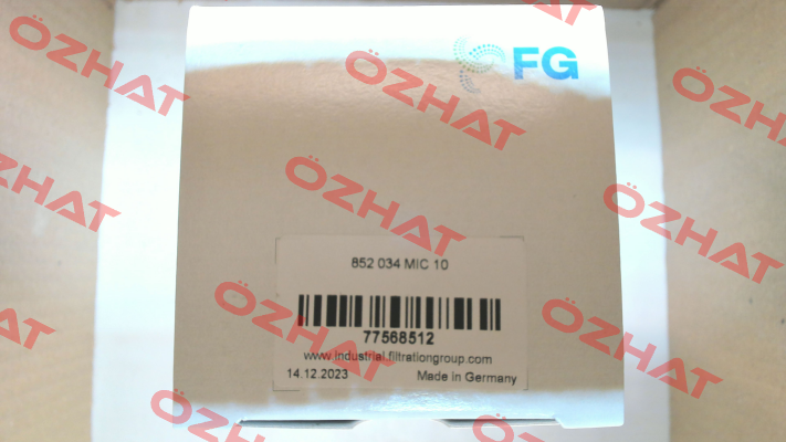 852 034 MIC10 NBR / PN: 77568512 / F-21810186 MAHLE