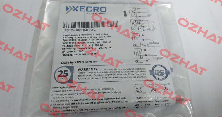 IPS12-N8PO68-A12 Xecro