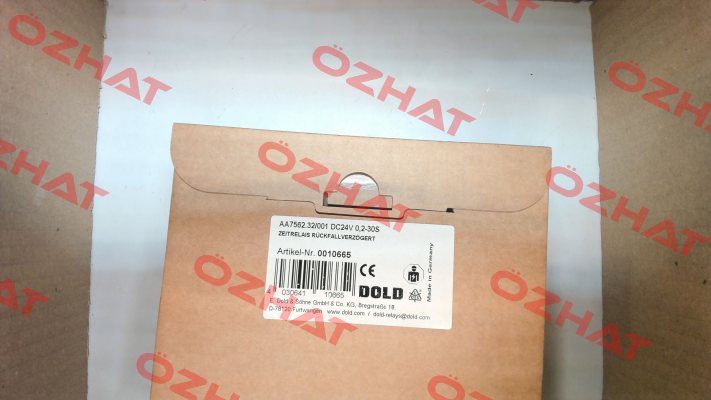 p/n: 0010665, Type: AA7562.32/001 DC24V 0,2-30S Dold
