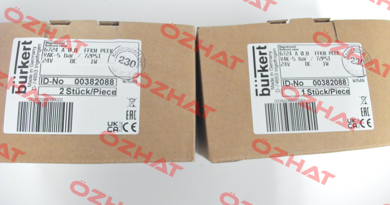 6724-A00,8CCPK-DA44-024/DC-01-00-12 / 00382088 Burkert