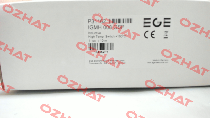P31162/10 / IGMH 008 GSP/10 Ege