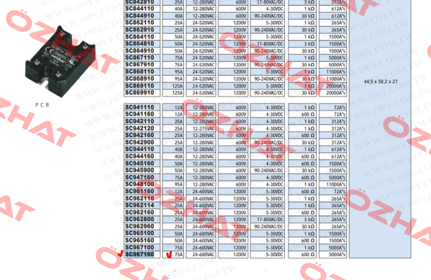SC967160-75A Celduc