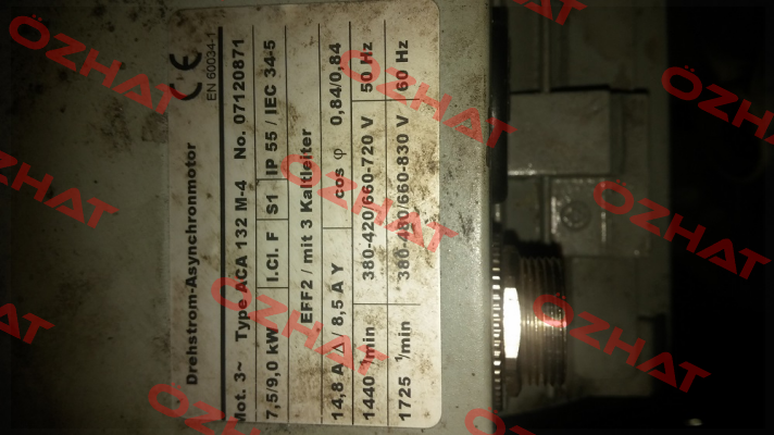 FRONT AND BACK COVER FOR TYPE:ACA 132 M-4 obsolete   AC Motoren