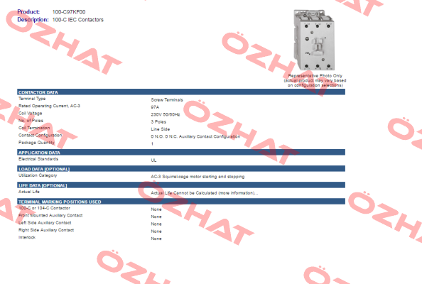100-C97KF00 Allen Bradley (Rockwell)