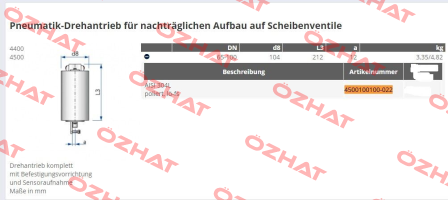 4500100100-022 Kieselmann