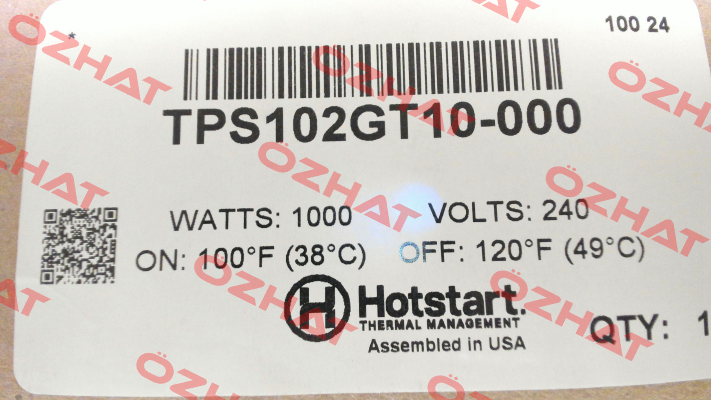 TPS102GT10-000 Hotstart