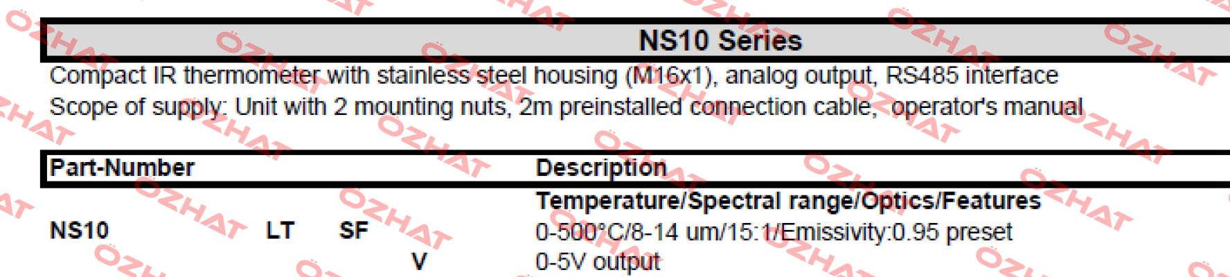NS10LTSFV SENTEST