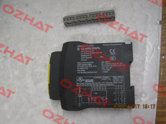 p/n: 101170099, Type: SRB301ST 230V Schmersal