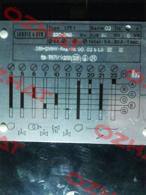 LFE 1 obsolete replaced by LFE1/8853  Siemens (Landis Gyr)