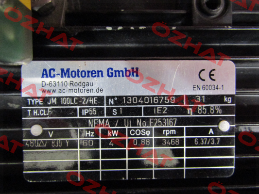 1304016759 obsolete, alternative Siemens 1LE1023-1AA43-5AB4  AC Motoren