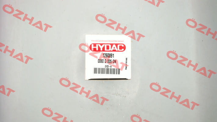 P/N: 1260891, Type: 0060 D 005 BN4HC Hydac