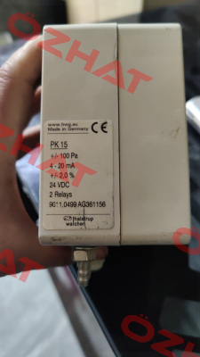 PK15 9011.0499 AG361156 Halstrup Walcher
