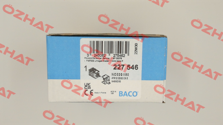 227546 / NC02GX80 Baco Controls