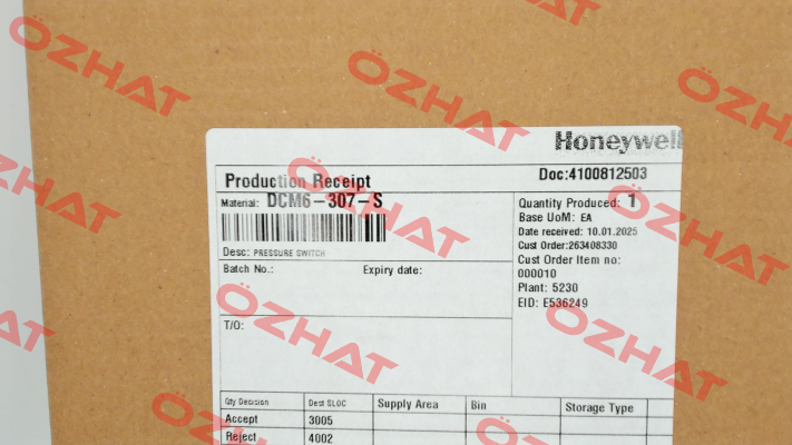 DCM6-307-S FEMA