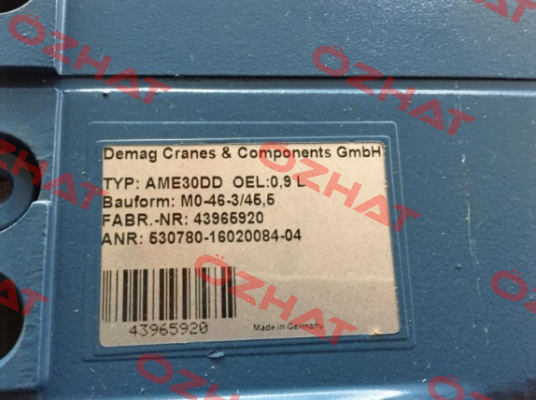 AME 30 DD-M0-46-3-45.5 Demag