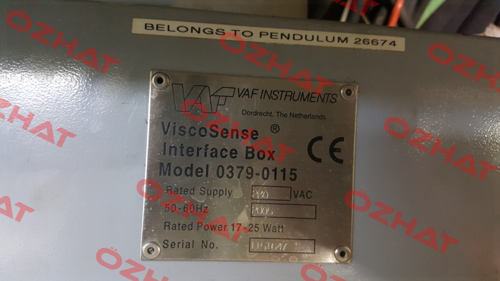 VAF 0379-0115 VAF Instruments