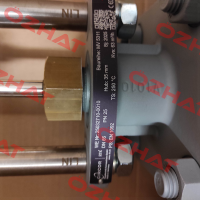 MV 5311 DN 65 PN 25 RTK Regeltechnik