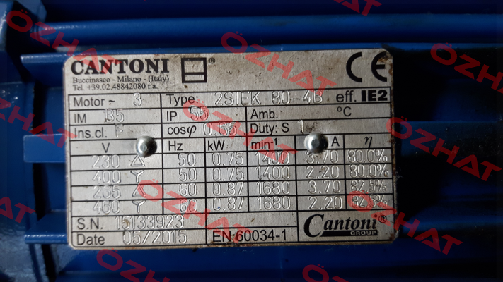 2SIEK 080B-4 0  Cantoni