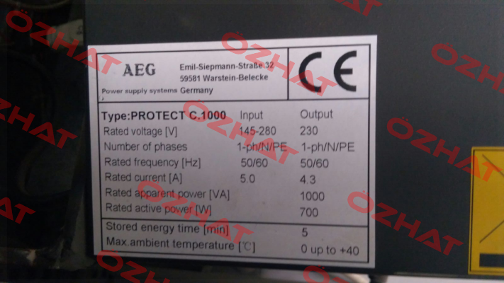 PROTECT C.1000  AEG