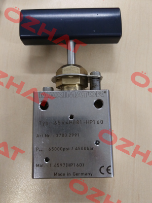 65V4H081-HP160, Art N: 3780.2991  Maximator