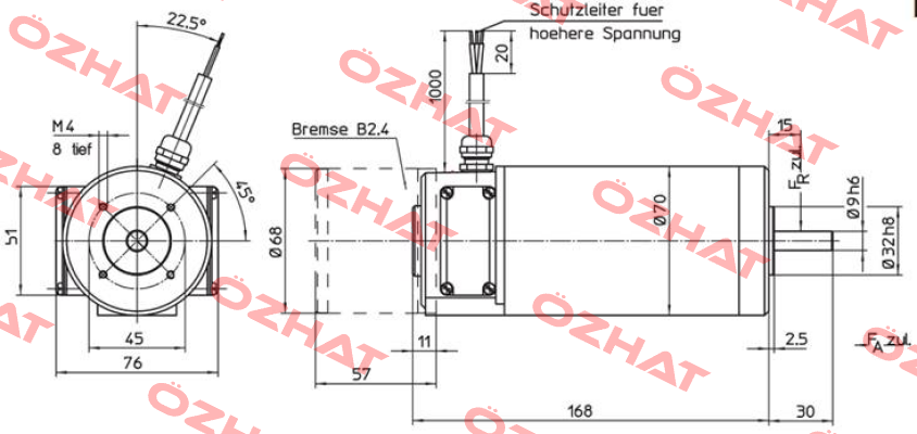 70010511 (S) Type GNM4175A  Engel Motor