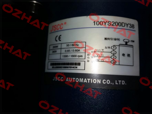 100YS200DY38  JSCC AUTOMATION CO., LTD.