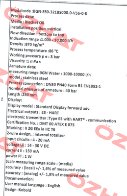 BGN-S50-321BS000-0-V56-0-K  Kobold