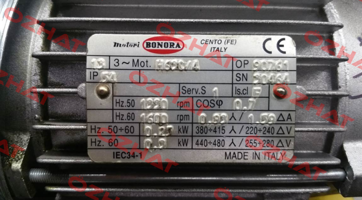 00091423APS30A0 ( H 63C4 ) Bonora