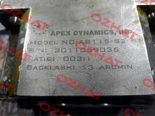 10115AB115-003-S2-P1  Apex Dynamics