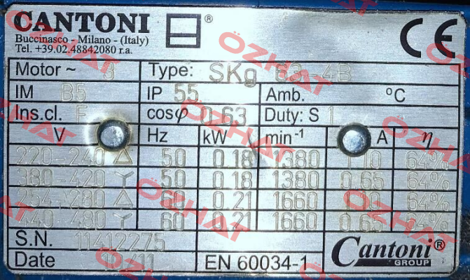 SKH 063B-4  Cantoni