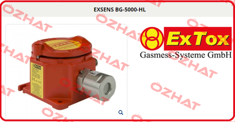 EXSENS BG-5000-HL  ExTox Gasmess-Systeme