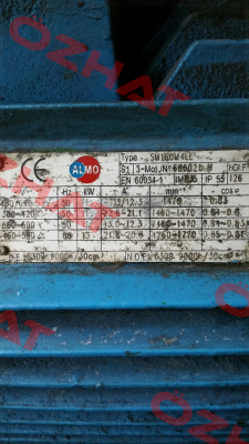 TYPE SM 160 M4 LL, alternative is  ELV160M4-B3 5-400 7XMPT (Brand is Elvem), alternative  ST3-160M4-LLNS-PTC( brand Almo)  Almo