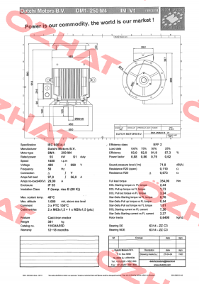 DM1 250M4 obsolete, replaced by TCA250MA4E3U46B 3011+Rf  Marathon (Regal)