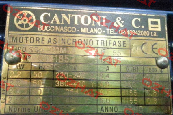 2SIE 112M-6  Cantoni