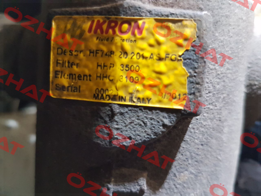 HF748-20.201-AS-FG025-LC-B60-GE-B-XA-G-F3  Ikron