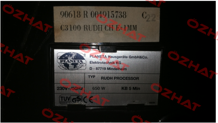 condenser for RUDH 90618 R 004915738  Aerovox