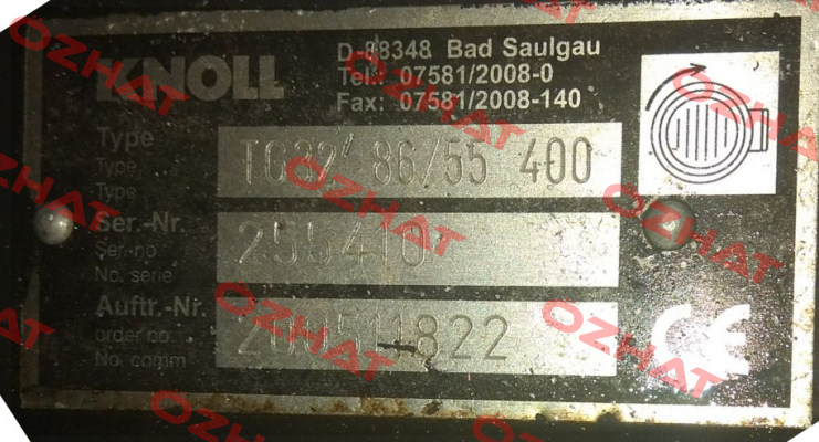TG 32-86/55 400-1-1-0-0-0-0-0-0-1 - obsolete, alternative - Type: MTR20-7/4A-W-A-HQQV  KNOLL