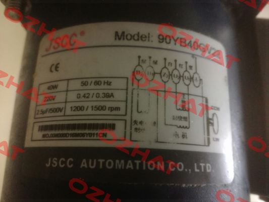90YB40GV22+90GK25HK JSCC AUTOMATION CO., LTD.